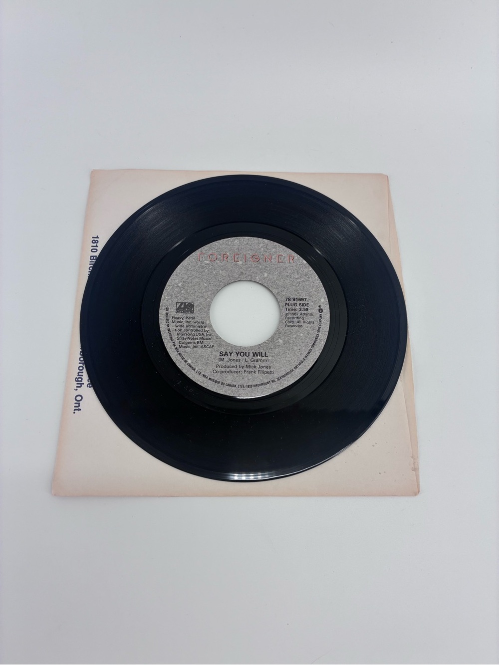 Vinyl Record Foreigner